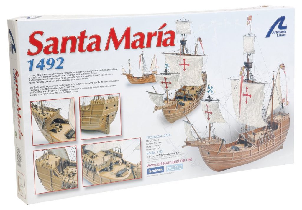 Artesania Latina Santa Maria Model Kit Scale Canada S