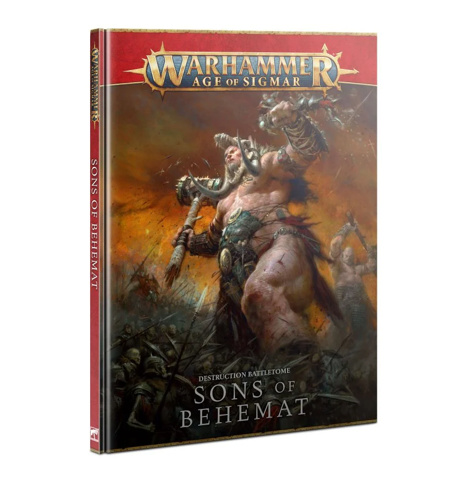 Warhammer Age Of Sigmar Battletome Sons Of Behemat Hardbound 93 01