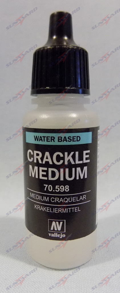 Crackle medium vallejo как пользоваться