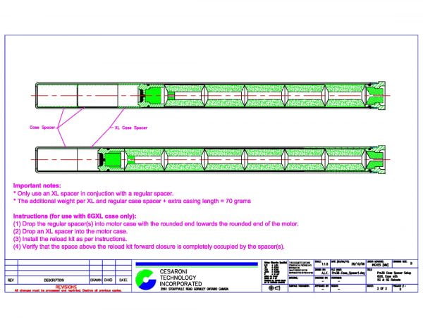 Pro38 Spacer Dimensions Page 2