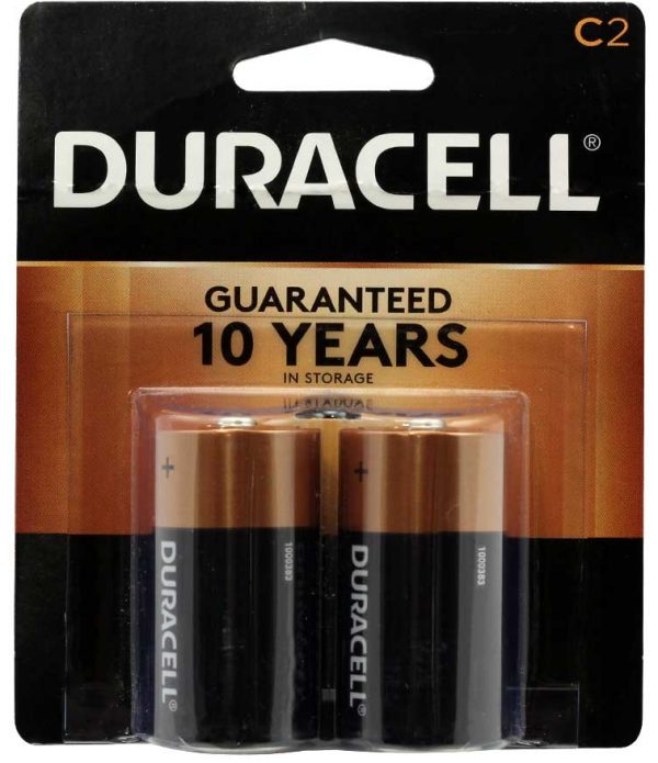 Duracell Coppertop C Batteries 2 Pack