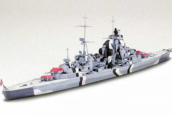 Allemand Prinz Eugen Heavy Cruiser Waterline 700 Échelle Tamiya 31805