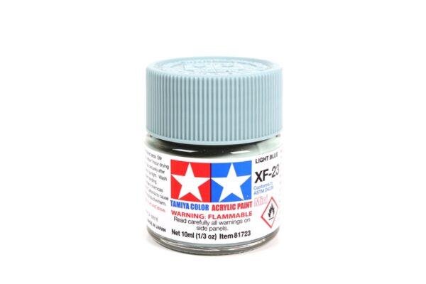 Tamiya-Acrylic-Paints-XF23-XF-23-81723-Light-Blue