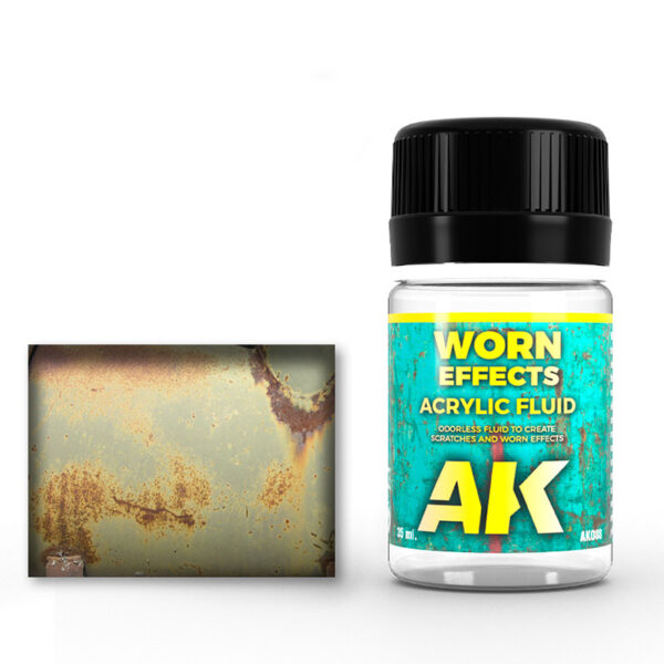 Worn Effects Acrylic Fluid by AK Interactive AKI 088 Swatch