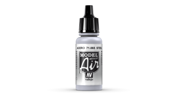 Vallejo Model Air Color Couleur Acier Métallisé 71065