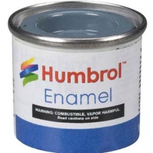 145 Gris moyen Gris mat Peinture émail Humbrol