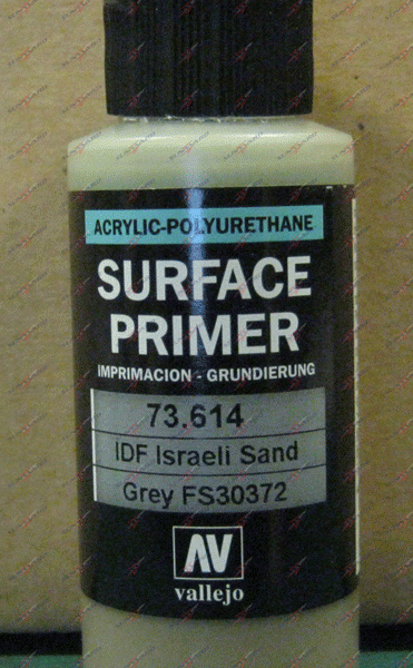 Paint: Vallejo - Surface Primer IDF Israel Sand Grey 61-73 (60 ml