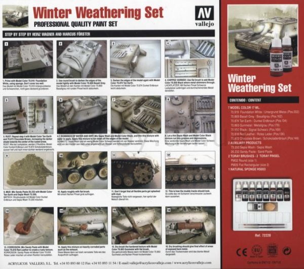 Back Winter Weathering Set by Vallejo 72220