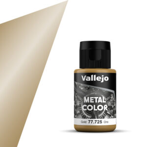 Gold Metal Color Colour by Vallejo 77725 Swatch