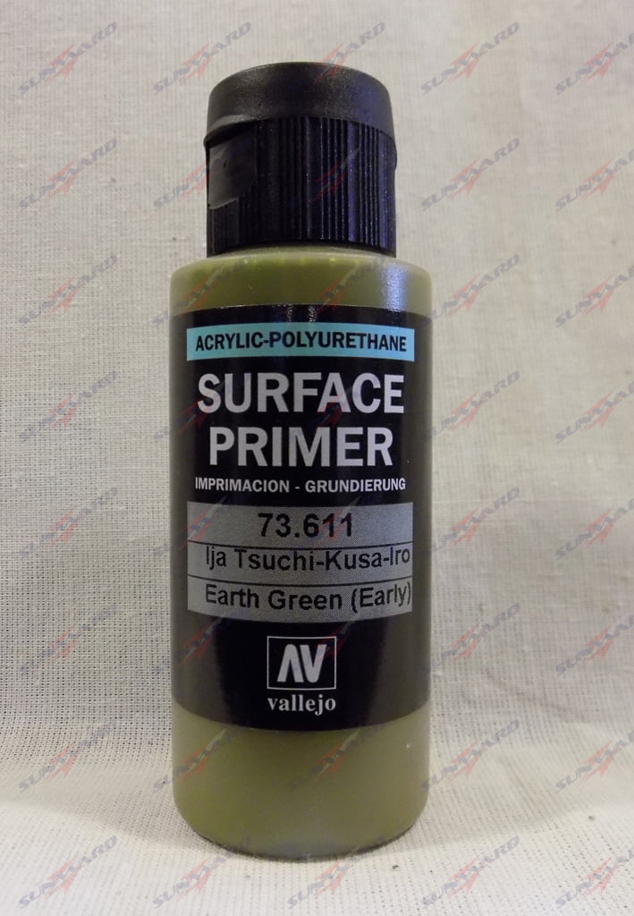 Matt Grey Primer 60ml - for Airbrush and Brush Acrylic Paint - surface  primer