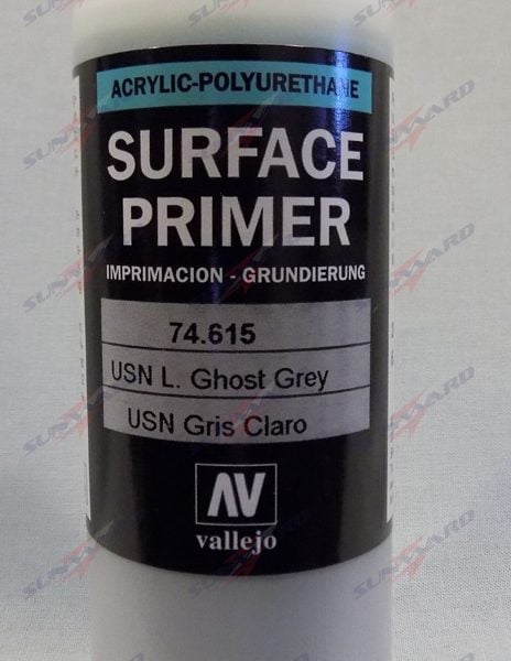Vallejo USN Light Ghost Grey Primer Acrylic Polyurethane, 60ml