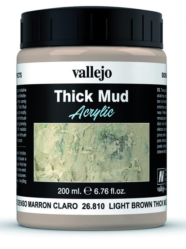 Light Brown Mud Thick Mud by Vallejo 26810 200ml