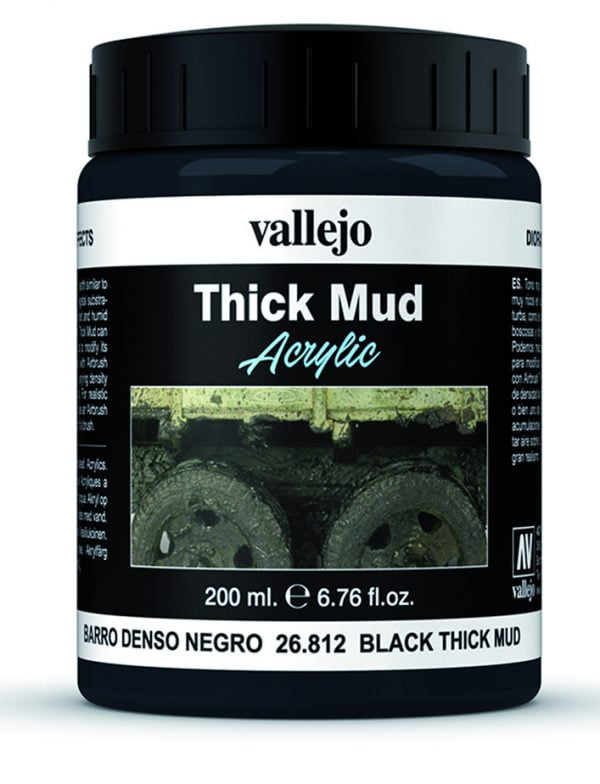 Black Mud Thick Mud by Vallejo 26812 200ml