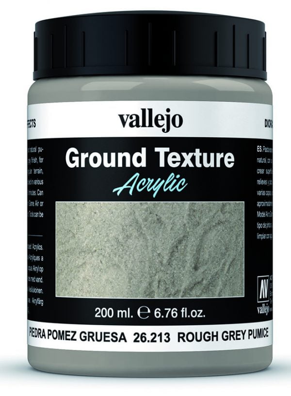 Rough Grey Gray Pumice Texture by Vallejo 26213