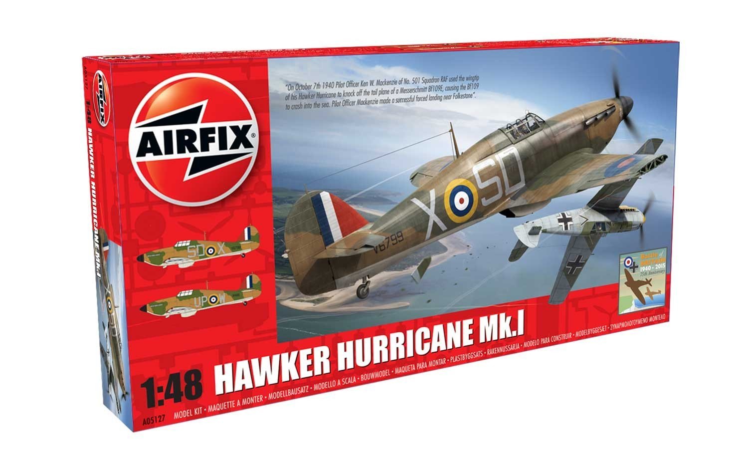 Airfix Hawker Hurricane Mk1 1 48 Scale A05127