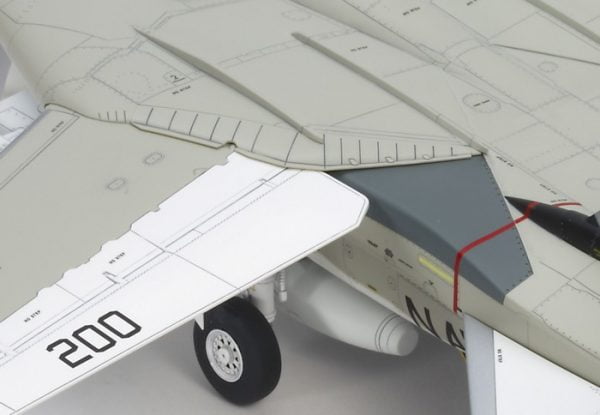 Wing Detail 2 Tamiya Grumman F-14A Tomcat 48 Scale 61114