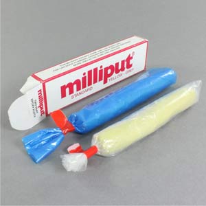 Milliput Standard Yellow Grey (Modellspackel)