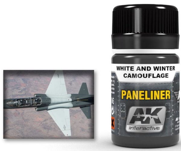 Panelliner Blanc et Camouflage d'hiver par AK Interactive AKI 2074