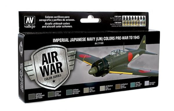 Vallejo Imperial Japanese Navy IJN Colors Paint Set 71169