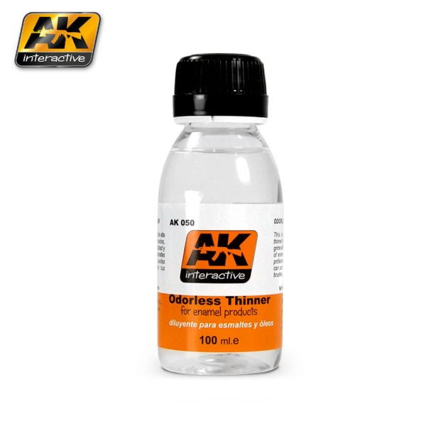 Odorless Odourless Thinner 100 ml by AK Interactive AKI 050