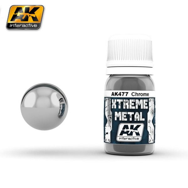 Xtreme Métal Chrome Peinture AK Interactive AKI 477