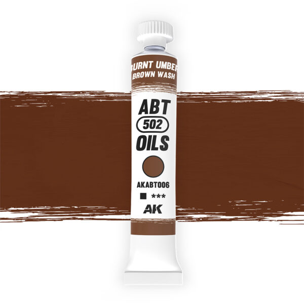 Abteilung 502 Burnt Umber Oil Paint AKABT006