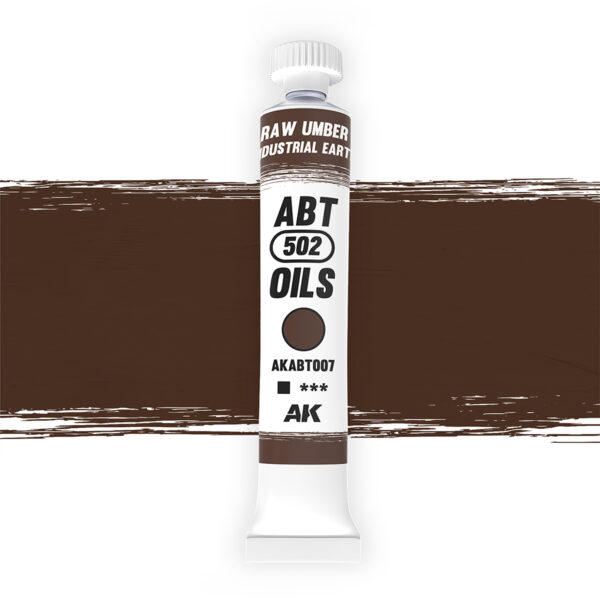 Abteilung 502 Raw Umber Oil Paint AKABT007