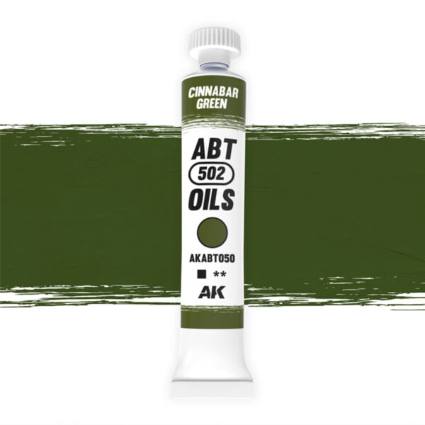 Abteilung 502 Olive Green Oil Paint AKABT050