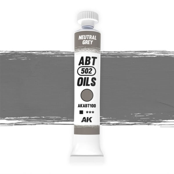 Abteilung 502 Neutral Grey Gray Oil Paint AKABT100