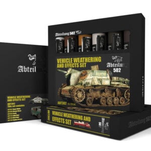 Abteilung 502 Vehicle Weathering and Effects Paint Set ABT302 Swatch