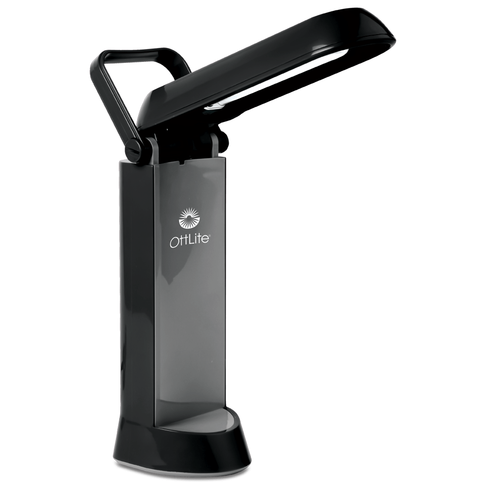 13w Folding Task Lamp by Ottlite Black