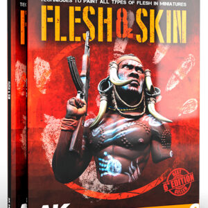 Flesh and Skin Techniques to Paint all Types of Flesh in Miniatures AK Interactive AKI 241 Cover