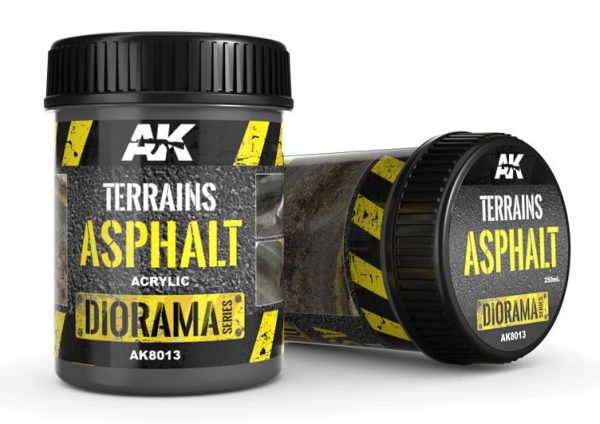 AK interactive Diorama terrains asphalt 250ML 8013