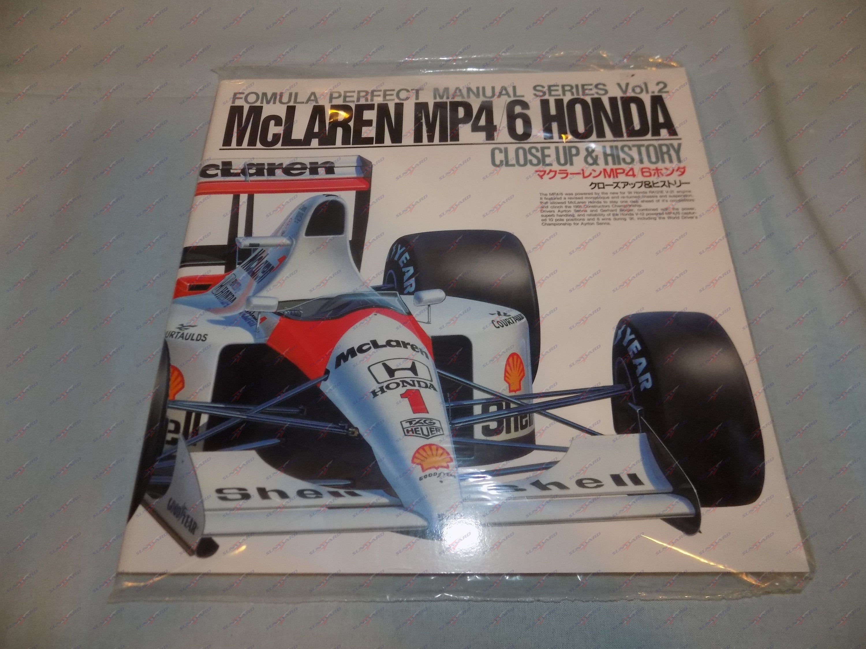 Formula Perfect Manual Series Volume 2 McLaren MP4/6 Honda Japanese Edition