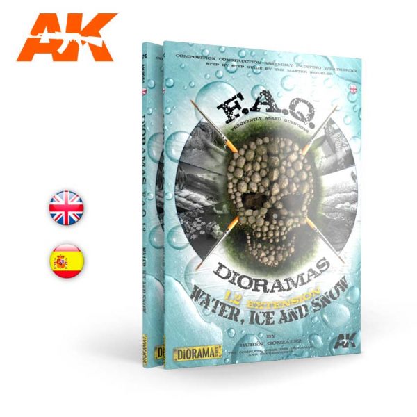 AK Interactive DIORAMAS FAQ 1-2 Extension Glace d'eau et neige AKI 8050