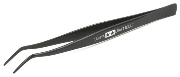 Tamiya Angled Tweezers 74003