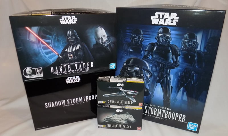 Bandai Star Wars Kits Now at Sunward Hobbies