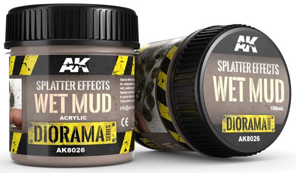 AK Interactive Splatter Effects Wet Mud 100ml AKI 8026