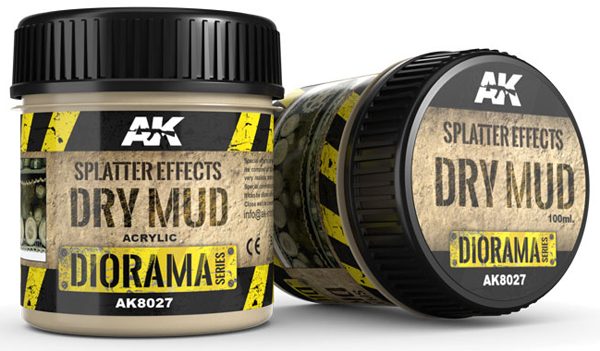 AK Interactive Splatter Effects Dry Mud 100ml AKI 8027