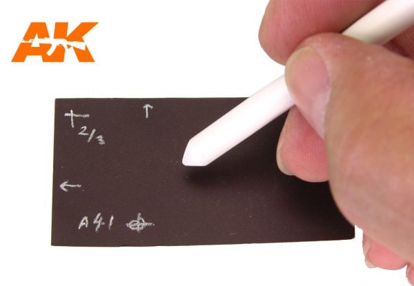 AK Interactive White Chalk Lead Pencil AKI 4178