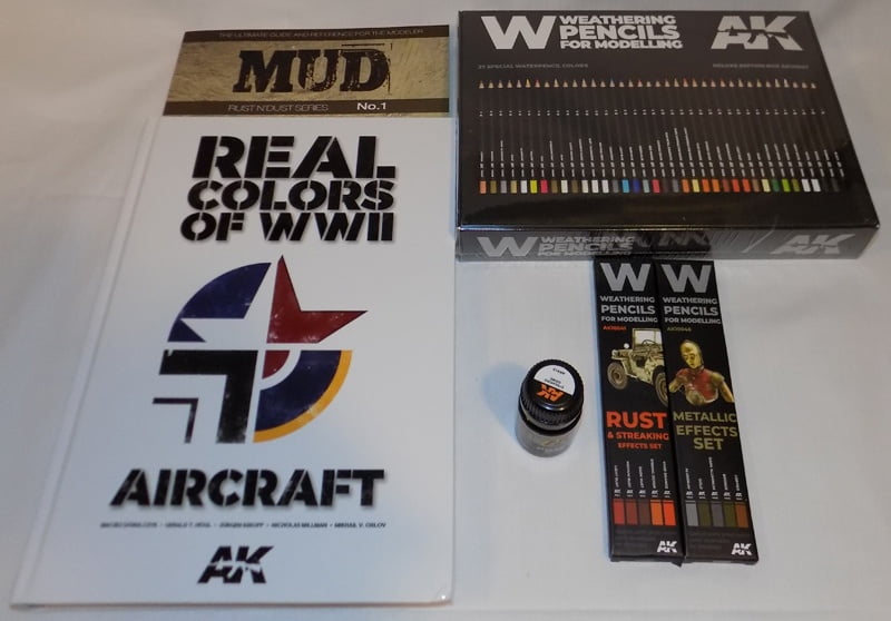 AK Interactive Books Pencils Weathering Re-Stock at Sunward Hobbies