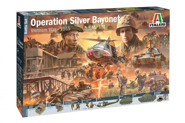 Italeri Operation Silver Bayonet Guerre du Vietnam 1965 Battle Set 6184