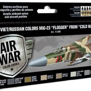 Vallejo Soviet Russian Colors MiG-23 Flogger des années 70 aux années 90 71606