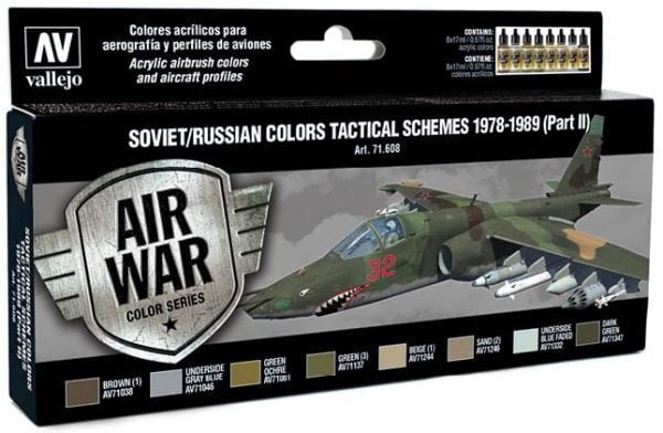 Vallejo Soviet Russian Colors Tactical Schemes 1978-1989 Partie II 71608