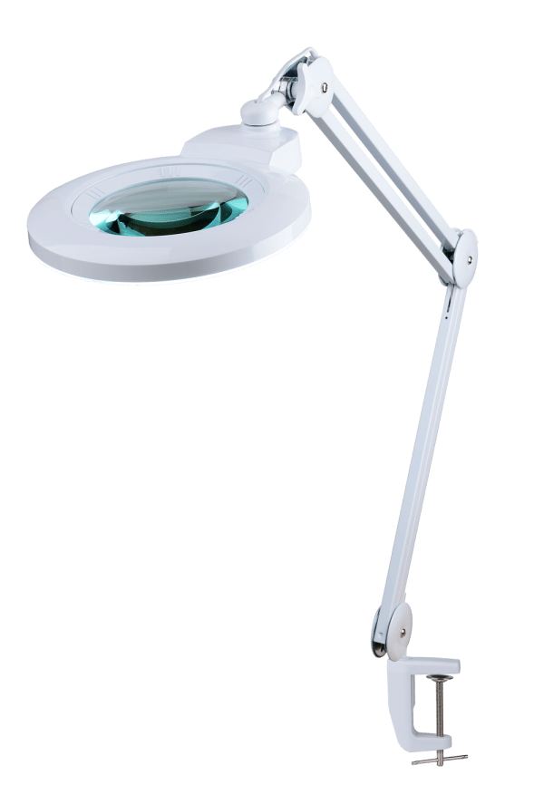 EyePower 5inch LED Table Magnifying Lamp with 3D and 5D Lens 90065