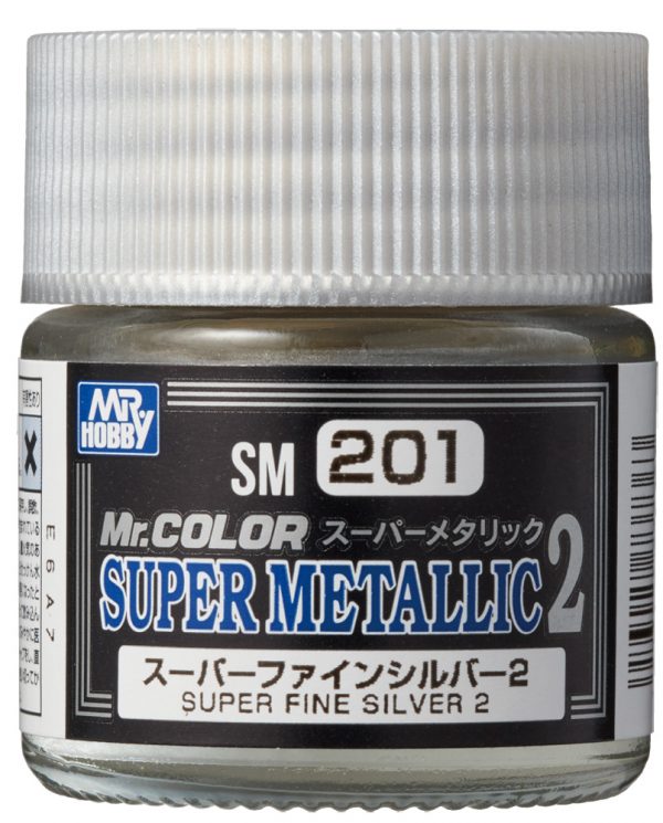 Mr Color Super Metallic 2 Super Fine Silver 2 SM201