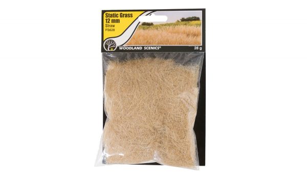 Woodland Scenics Static Grass Straw 12mm FS628