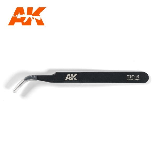 AK Interactive Precise Curved Tweezers AKI 9007