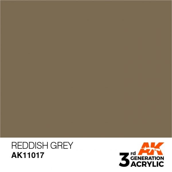 AK Interactive Acrylic Reddish Grey Standard 11017