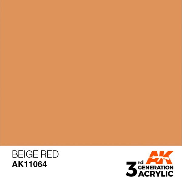 AK Interactive Acrylic Beige Red Standard 11064